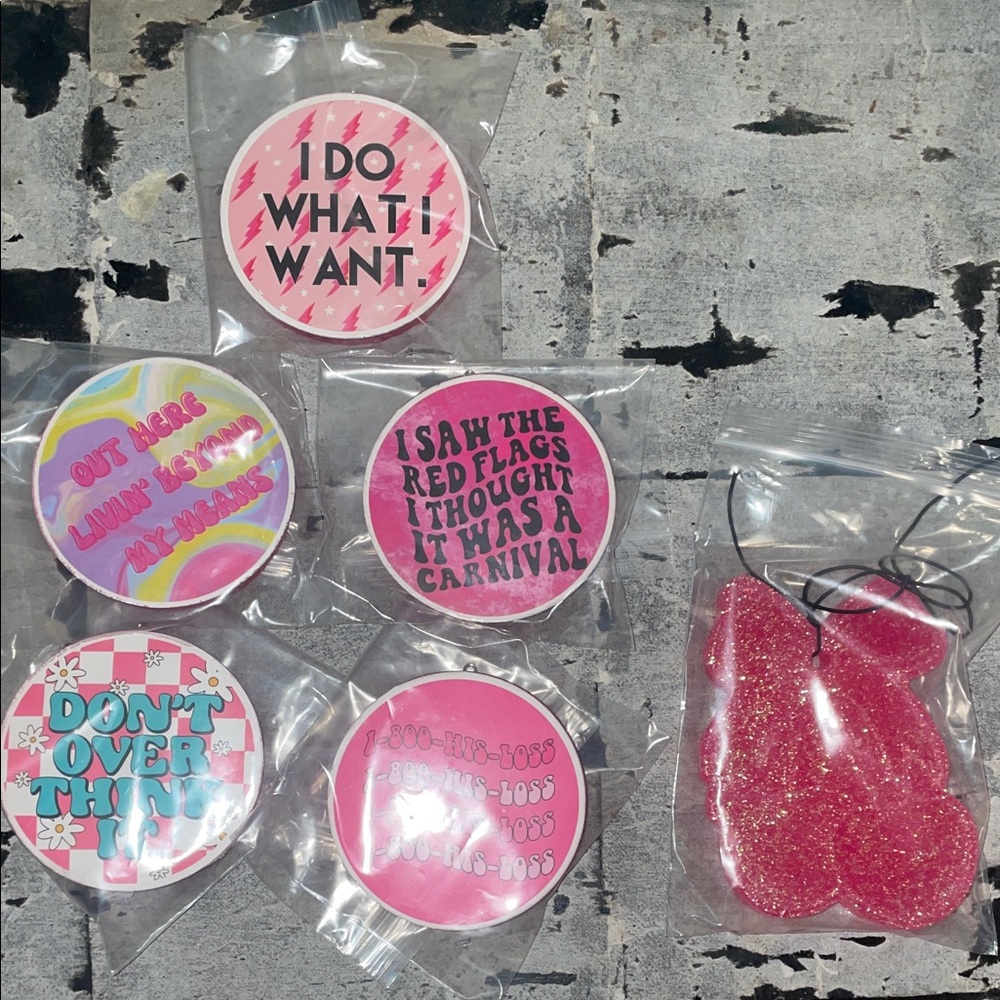 Aroma freshies with designs (scent:sugar suede)
